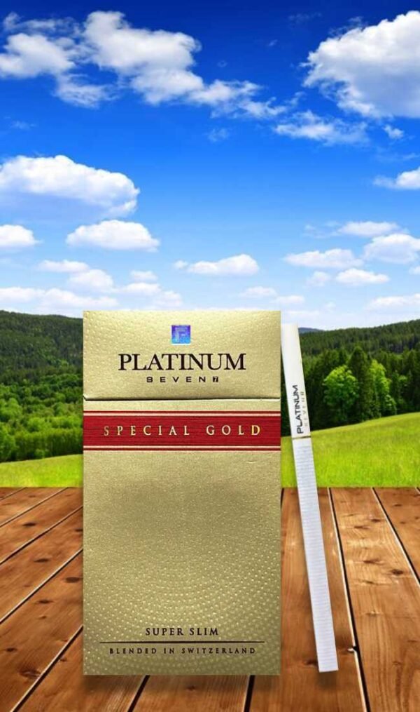 บุหรี่ Platinum Seven Special Gold ซองแข็ง 1กล่อง