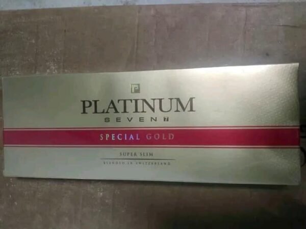 บุหรี่นอก Platinum Seven Special Gold (ซองแข็ง) คอต