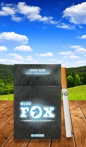 บุหรี่ Blue Fox King Size (ซองแข็ง) 1คอต