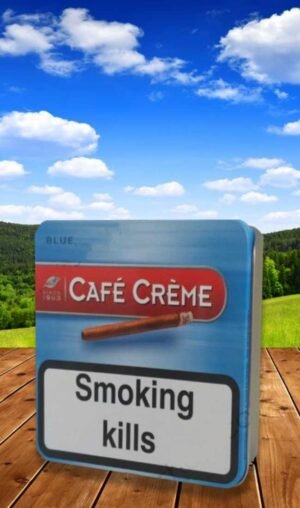 บุหรี่ซิก้าร์ Cafe Creme Blue กล่อง
