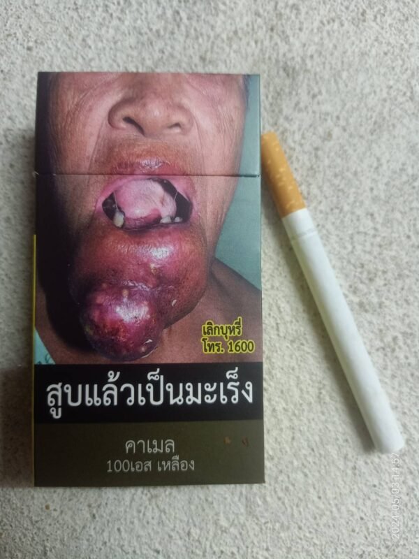 บุหรี่ไทย Camel Yellow 100s (ซองแข็ง) ปลายทาง