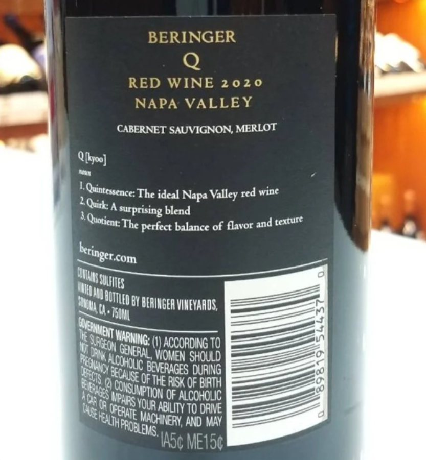 Beringer Napa Valley Cabernet Sauvignon 2020 สั่งเลยคุ้มเวอร์👍