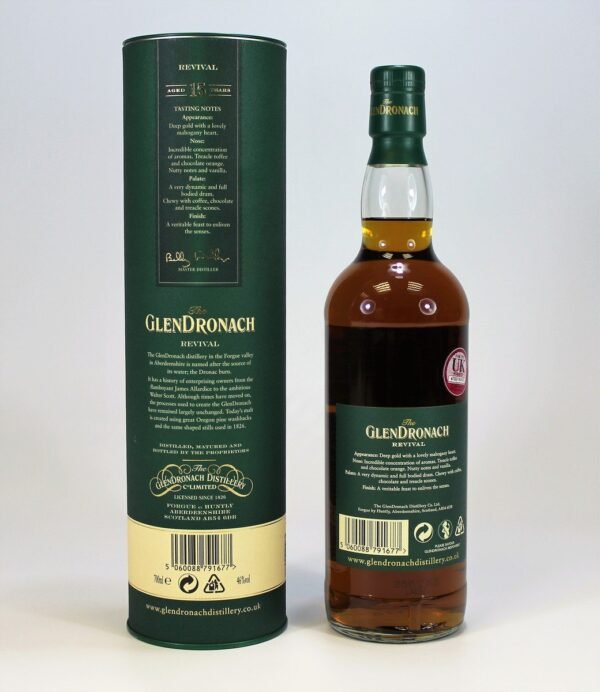 รายละเอียดการสั่งซื้อ Glendronach 15 Year Old (Revival) Pre 2015🛍️