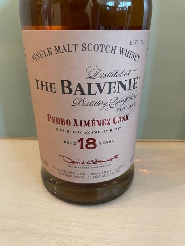 สิทธิพิเศษสำหรับผู้ที่ชื่นชอบBalvenie 18Y Pedro Ximenez Cask✨