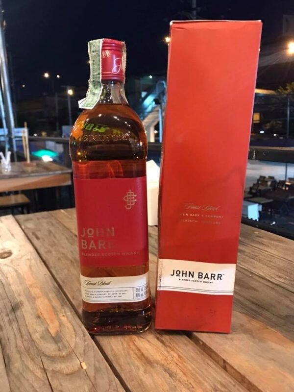 John Barr Reserve Blend Black Label Blended Scotch Whiskyสอบถามเพิ่มเติมได้ตลอดเวลา