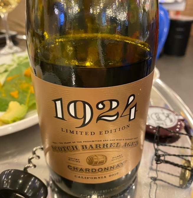 1924 Scotch Barrel Aged Chardonnay COD เก็บเงินปลายทาง 💸