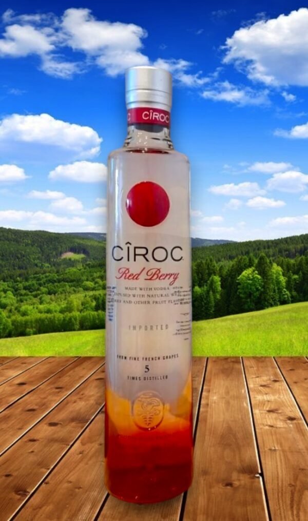 Ciroc Red Berry Vodka Bottle