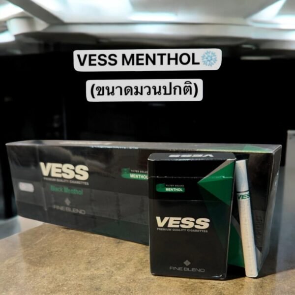 VESS Fine Blend Black Menthol (ซองแข็ง) - Image 3