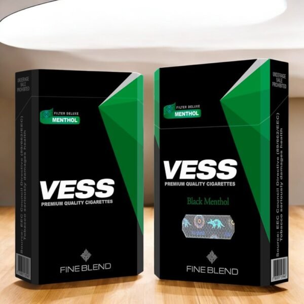 VESS Fine Blend Black Menthol (ซองแข็ง) - Image 8