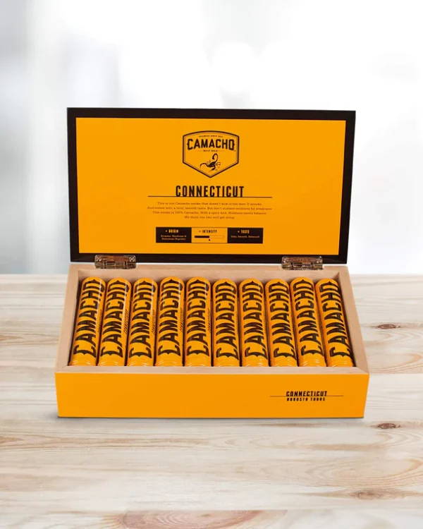 Camacho Connecticut Robusto Tubo (5 x 50)โปรโมชั่นสุดพิเศษ