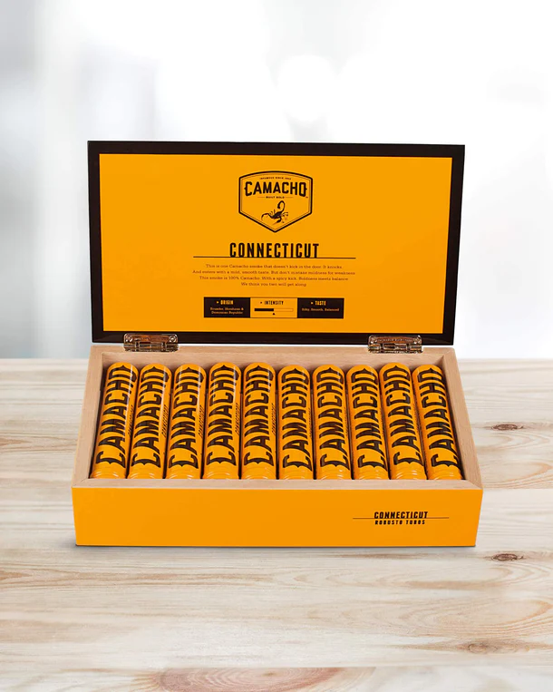 Camacho Connecticut Robusto Tubo (5 x 50)โปรโมชั่นสุดพิเศษ