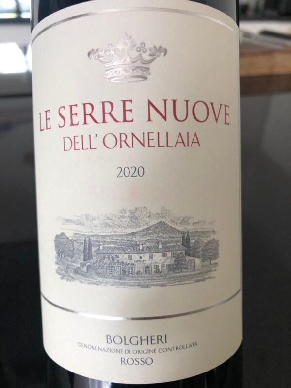 Le Serre Nuove dell'Ornellaia 2020พร้อมชำระเงินปลายทาง