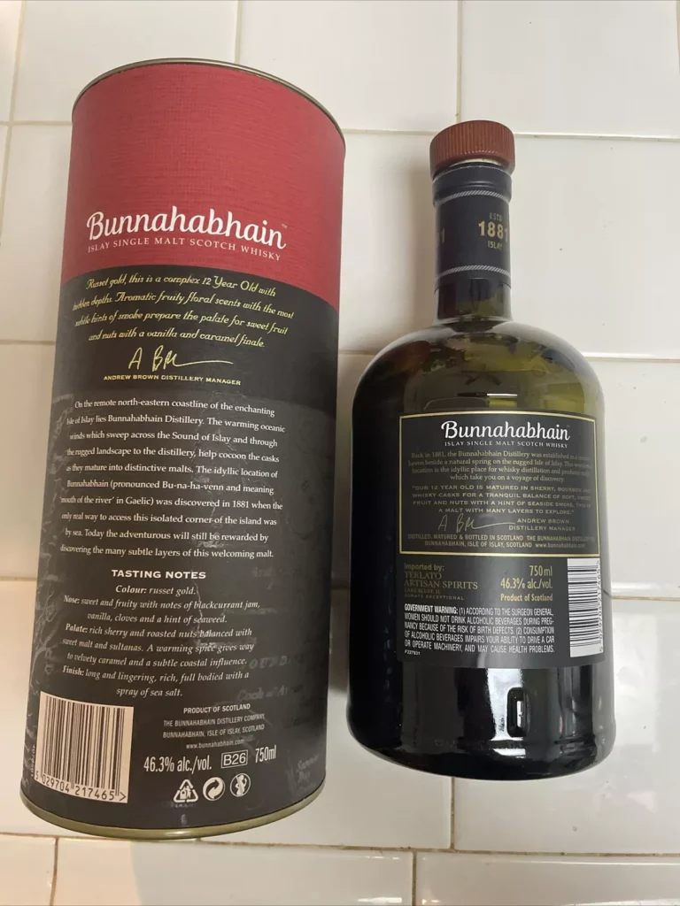 Bunnahabhain 12 Years Old Single Maltส่งด่วน