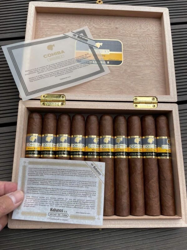 Cohiba Maduro 5 Genios (10มวน)โปรโมชั่น