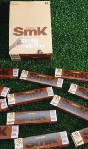 Scoria SMK Brown Full Box Rolling Papersราคาสุดพิเศษเฉพาะคุณ