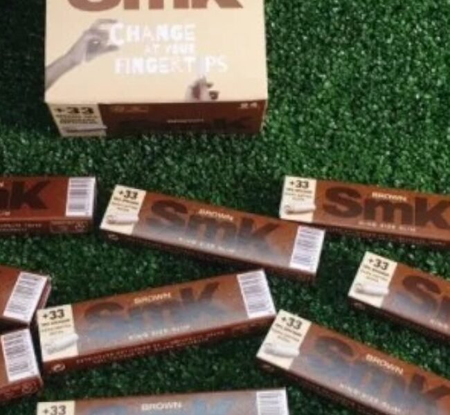 Scoria SMK Brown Full Box Rolling Papersราคาสุดพิเศษเฉพาะคุณ