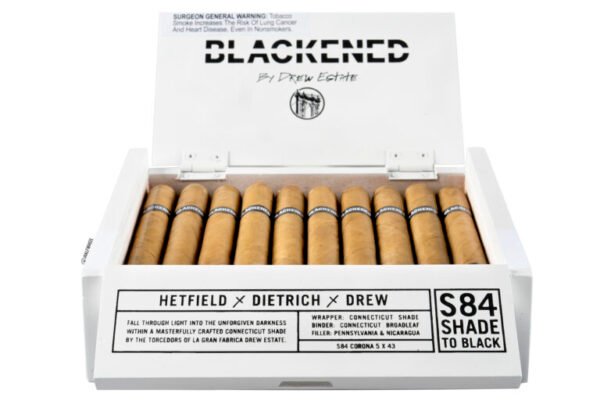 บริการจัดส่งด่วนDrew Estate Blackened S84 6x52.💨